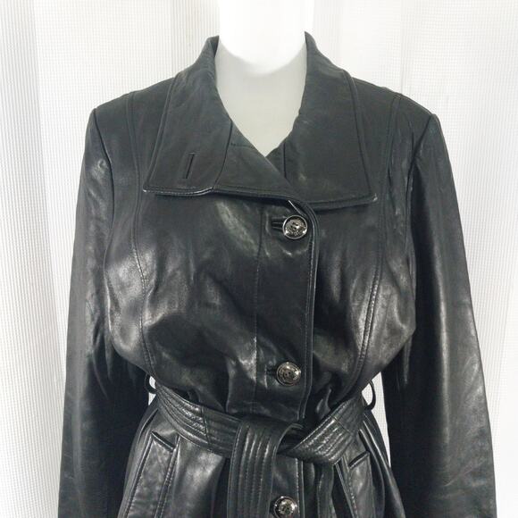 Wilsons Leather Black Jacket - Picture 5 of 12